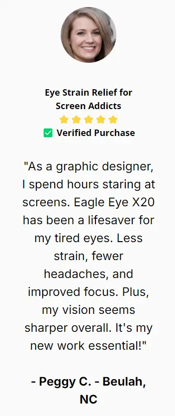 Peggy C.-Eagle-Eye-X20-Happy-Customer