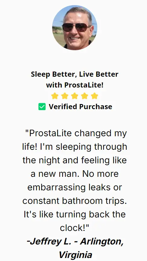 Jeffrey L.-ProstaLite-Happy-Customer