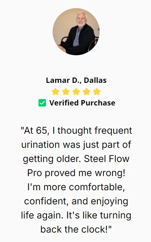 Lamar D.-Steel Flow Pro-Happy-Customer