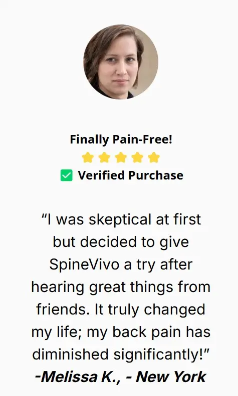 Melissa-SpineVivo-Happy-Customer