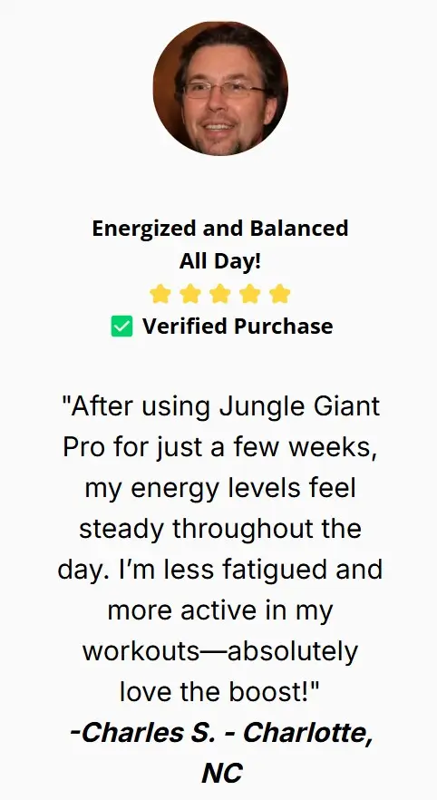 Charles-Jungle Giant Pro-Happy-Customer