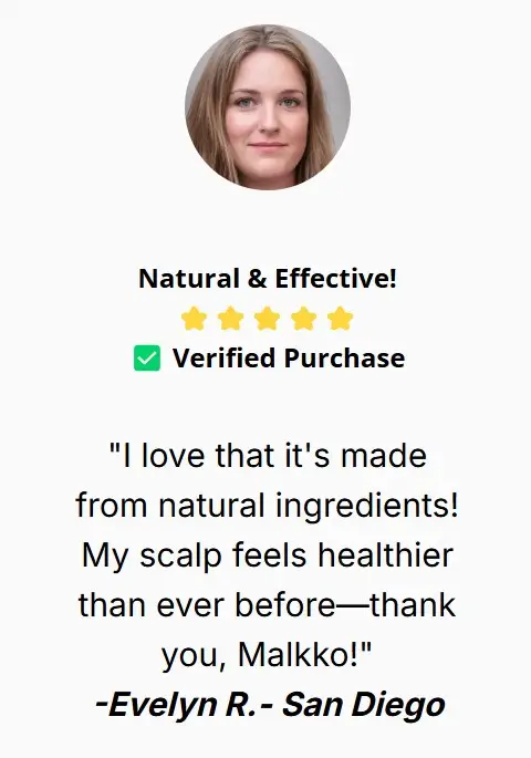 Evelyn-HairVigor Vitality-Happy-Customer