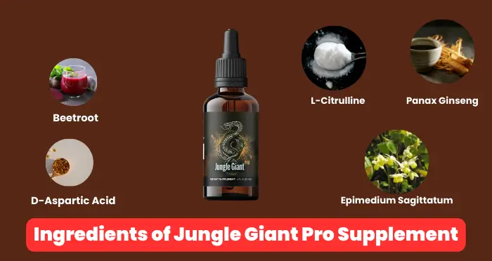 Ingredients of Jungle Giant Pro Supplement