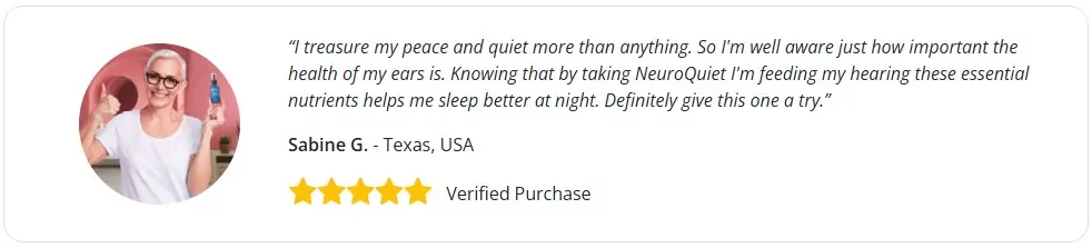 Sabine G-NeuroQuiet-happy-customer