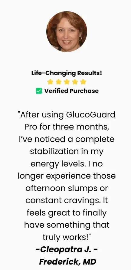 Cleopatra-GlucoGuard Pro-Happy-Customer