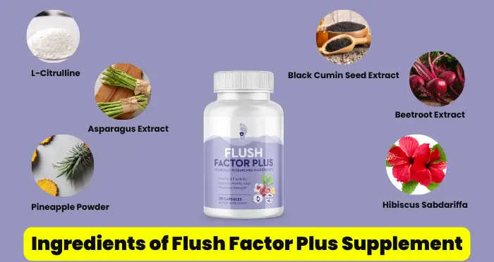 Ingredients of Flush Factor Plus Supplement