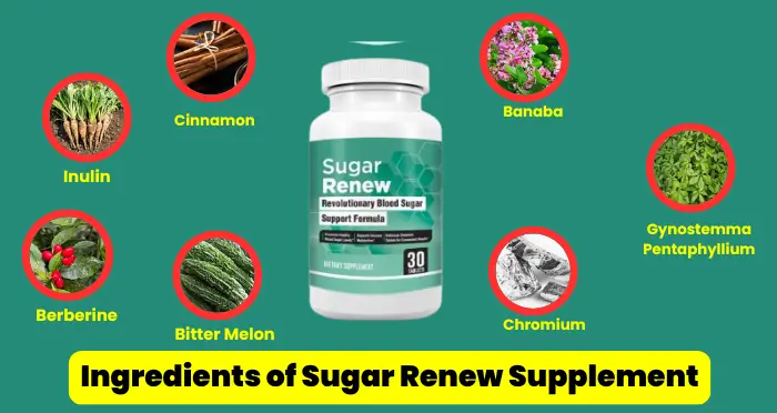 Ingredients of Sugar Renew Supplement