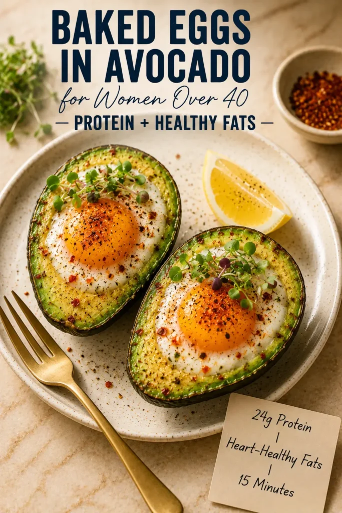 Baked-Eggs-in-Avocado-for-Women-Over-40