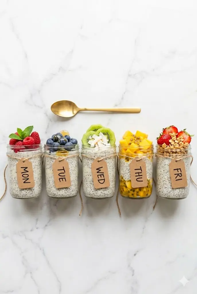 Five-Chia-Pudding-Jars