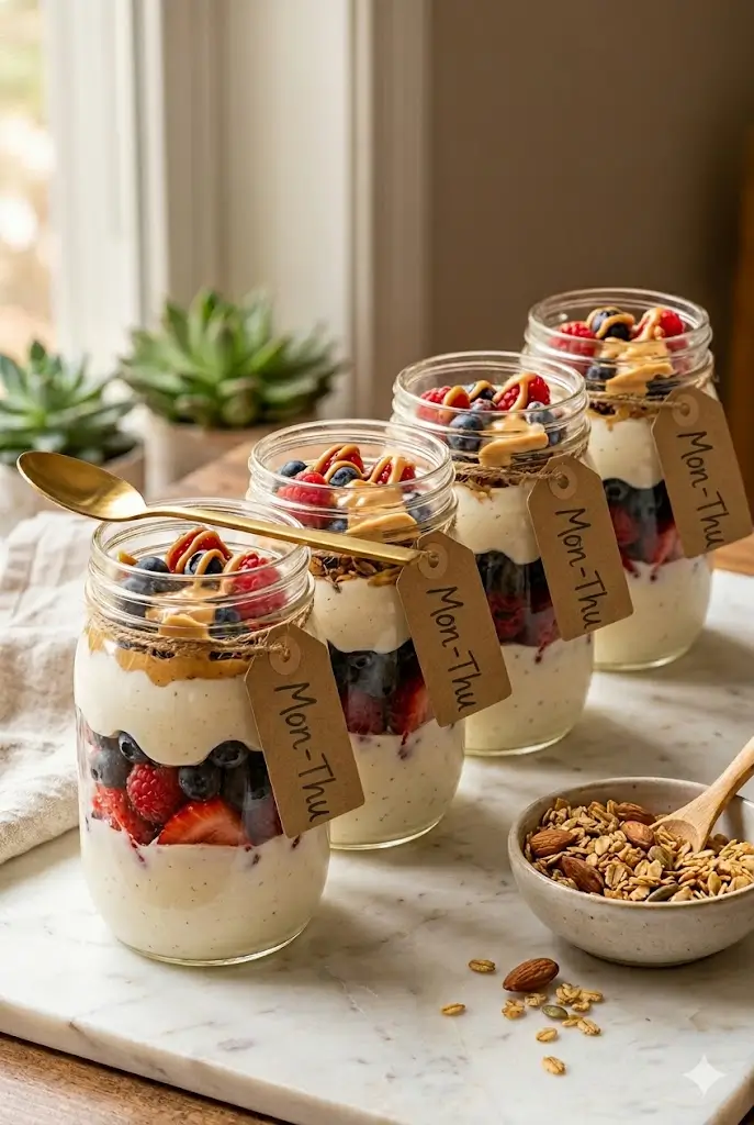 Four-Layered-Parfait-Jars