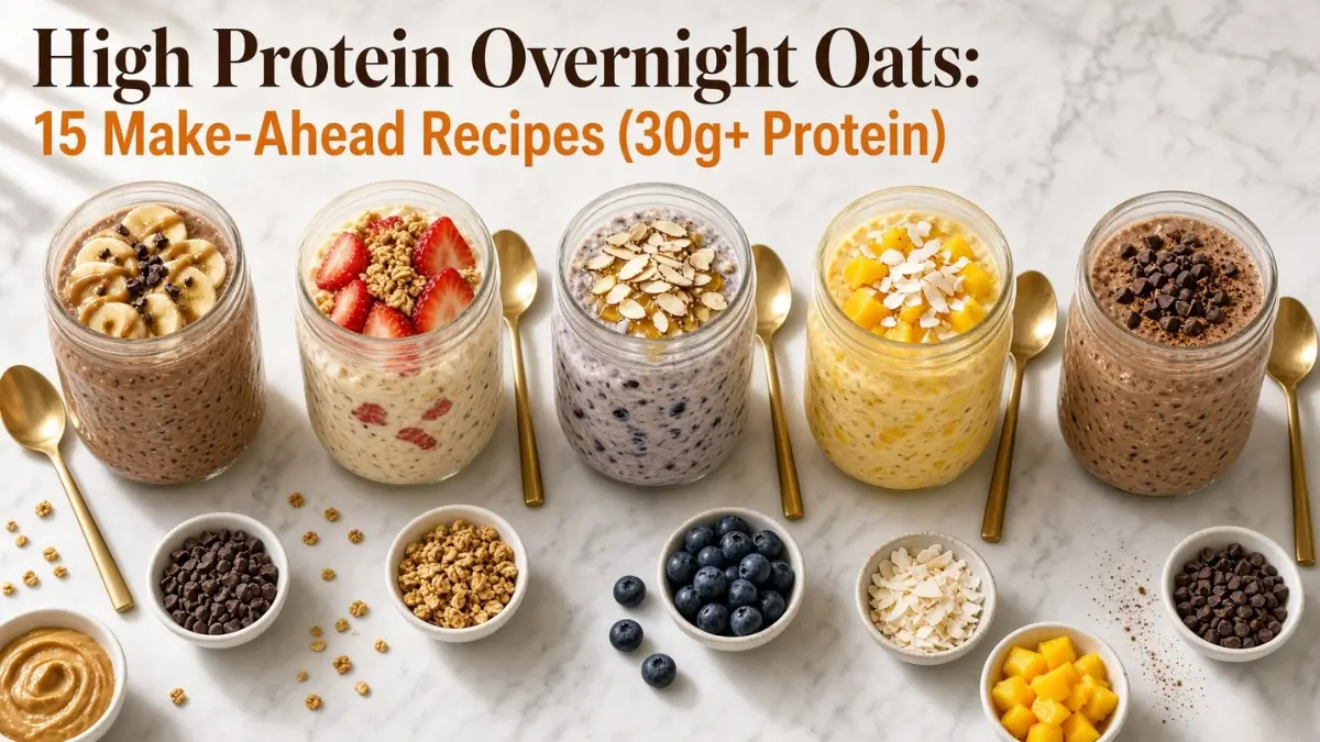 high-protein-overnight-oats-15-recipes-30g-protein